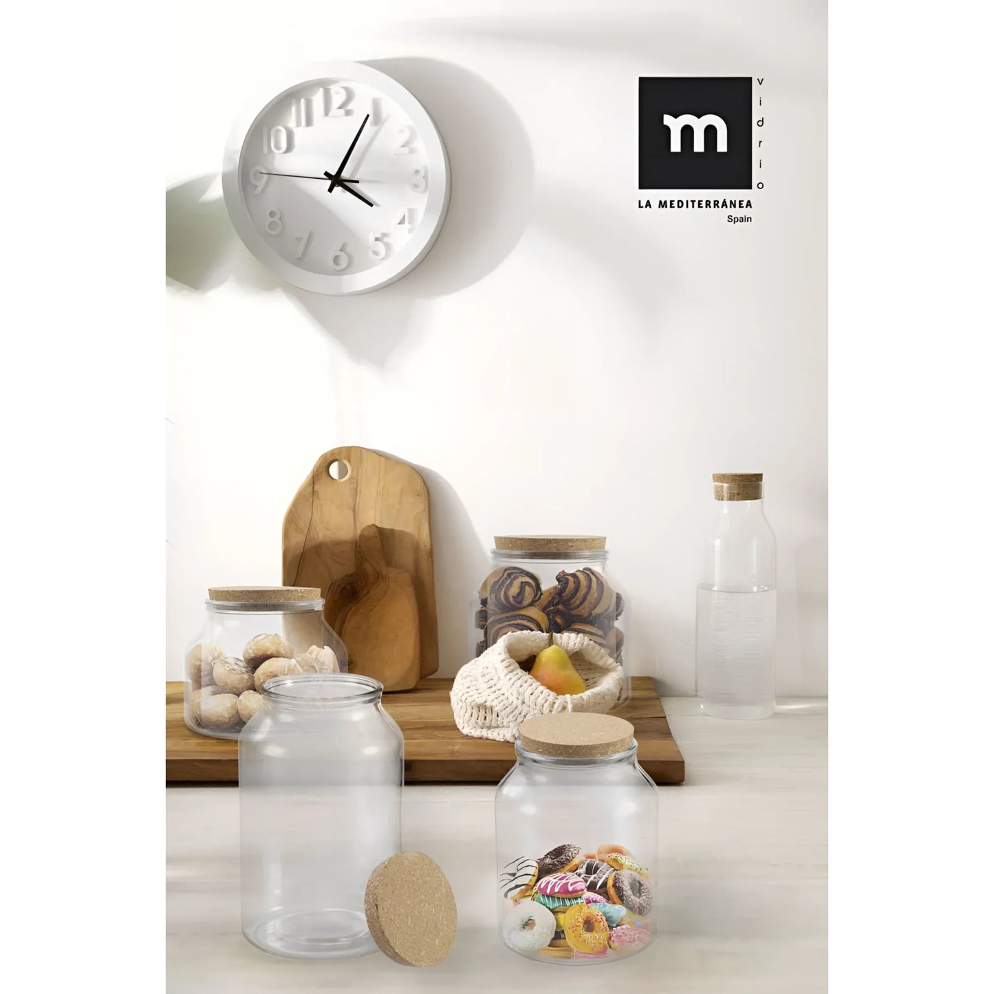 Kitchen Jars Borosilicate glass 1.6L