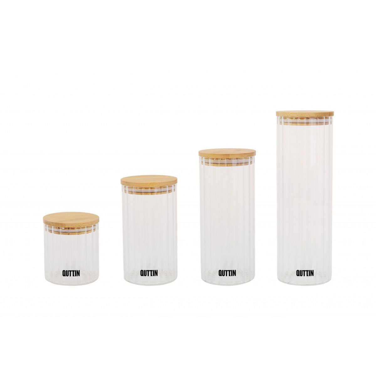 Kitchen Jars Borosilicate glass food storage pasta 9x21cm Quttin