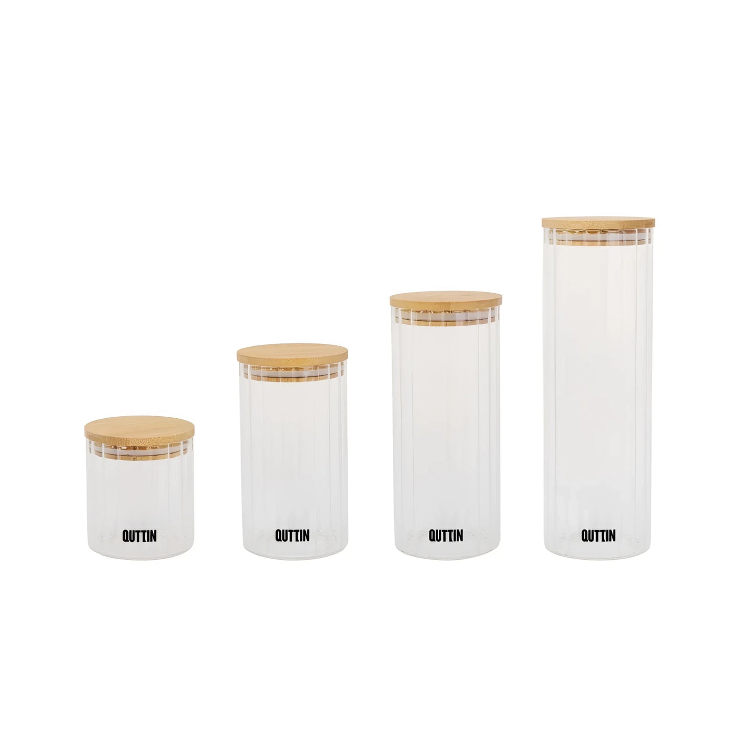 Kitchen Jars Borosilicate glass food storage pasta 9x27cm Quttin