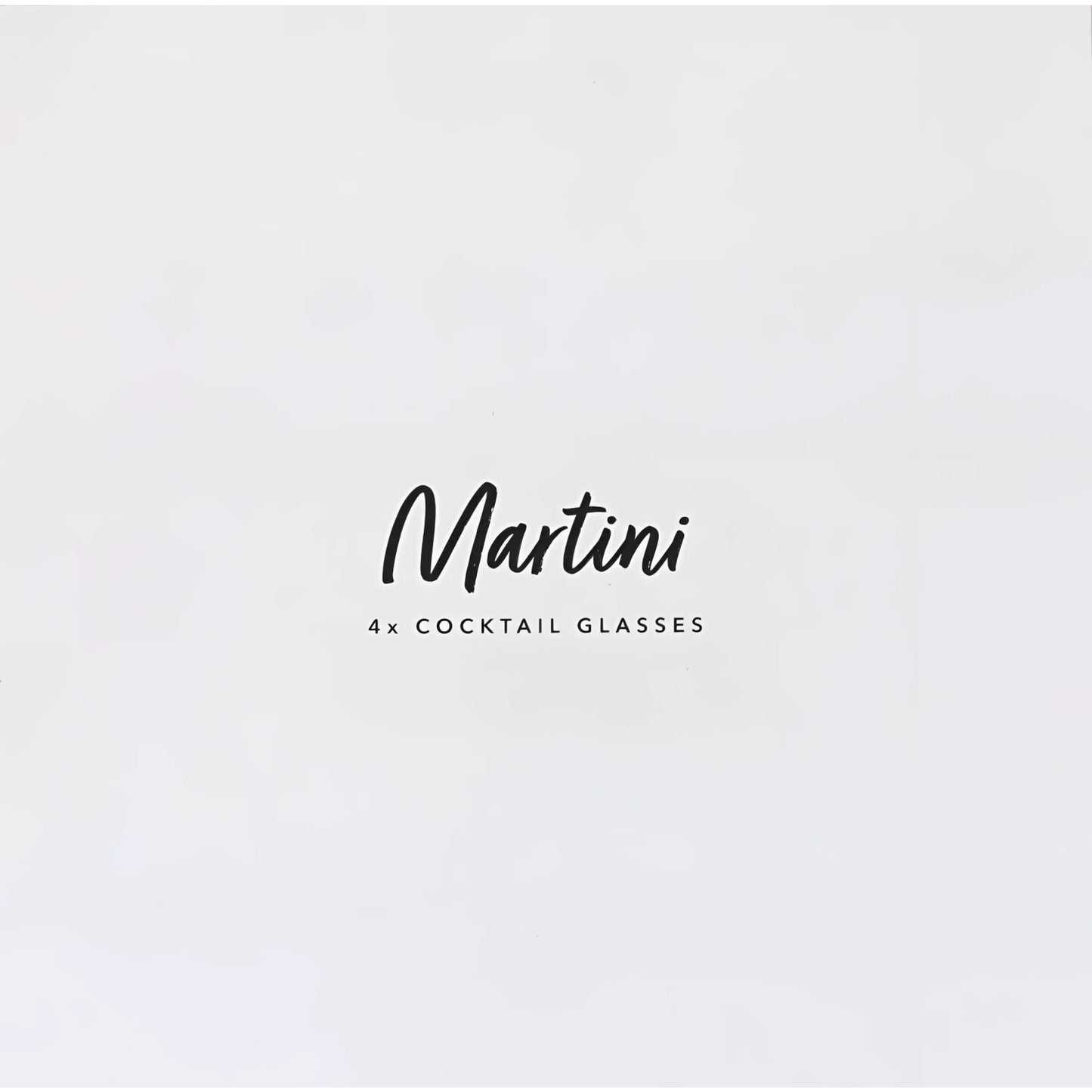 Large MARTINI glasses 260ml