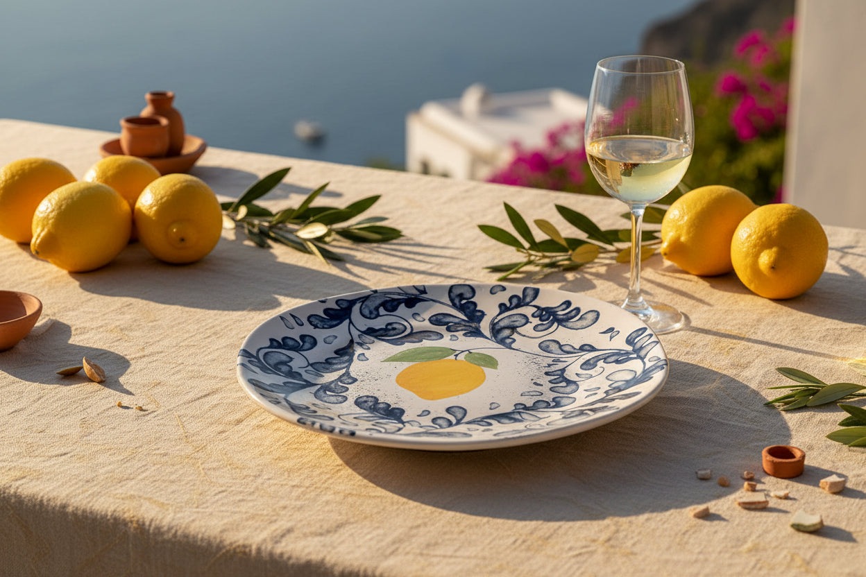 Limoi Iberica irregular shape 26cm dinner plate