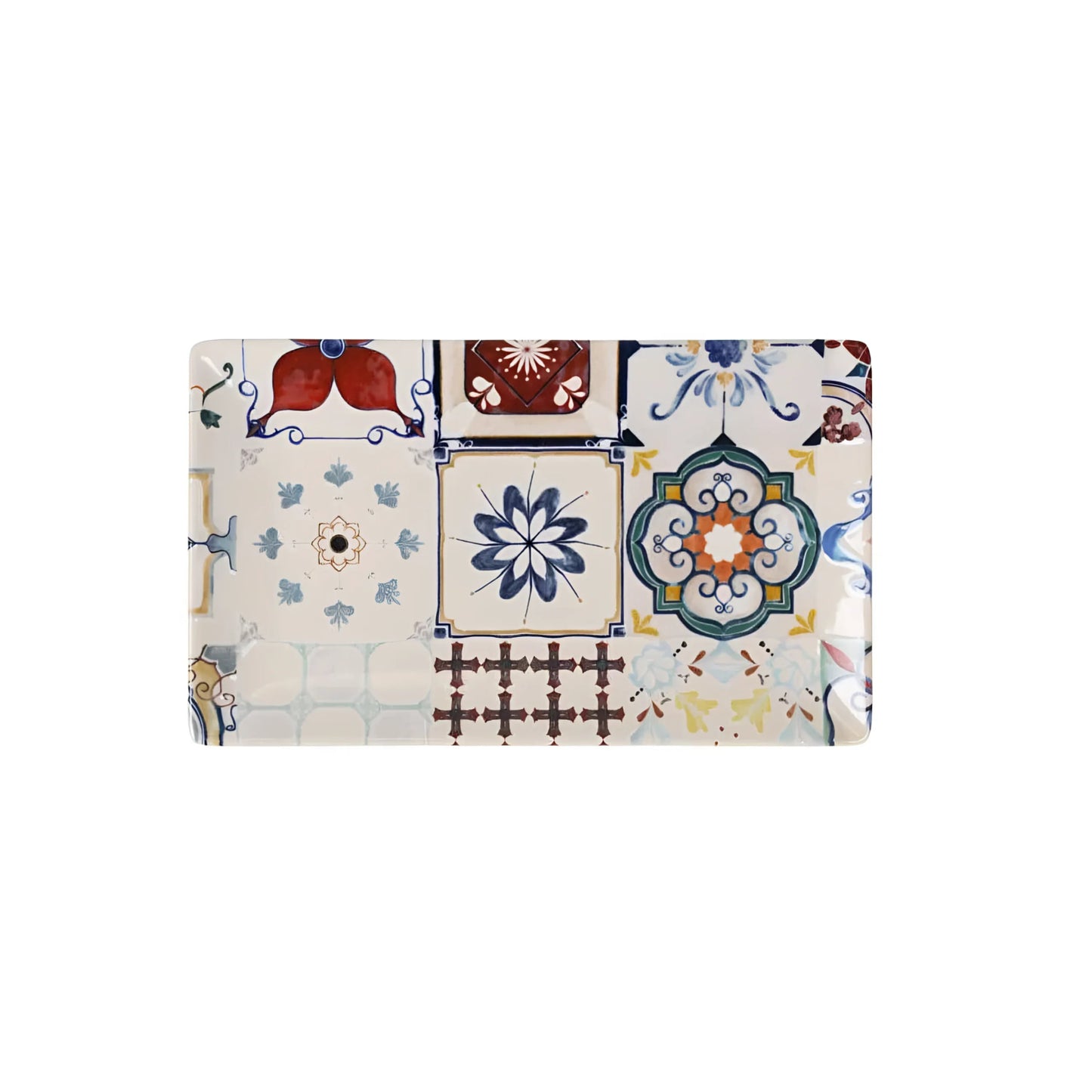 Lore 30x20cm rectangular Dinner plate Main course Stoneware
