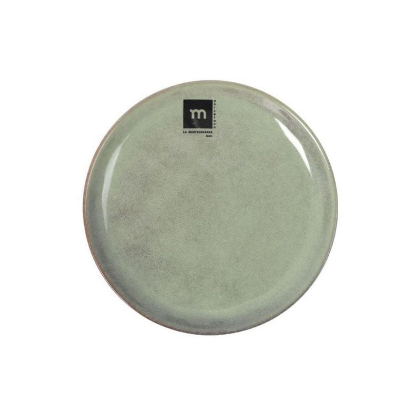 Macarella Green 16cm Side Plate Irregular shape Stoneware