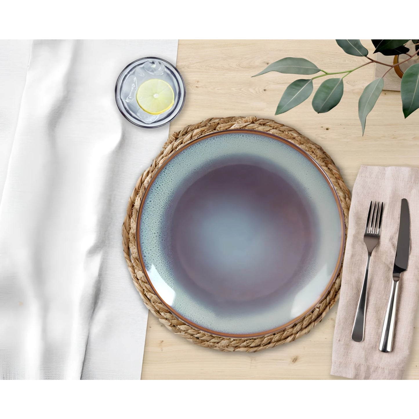 Melow 27cm dinner plates Stoneware La Mediterranea