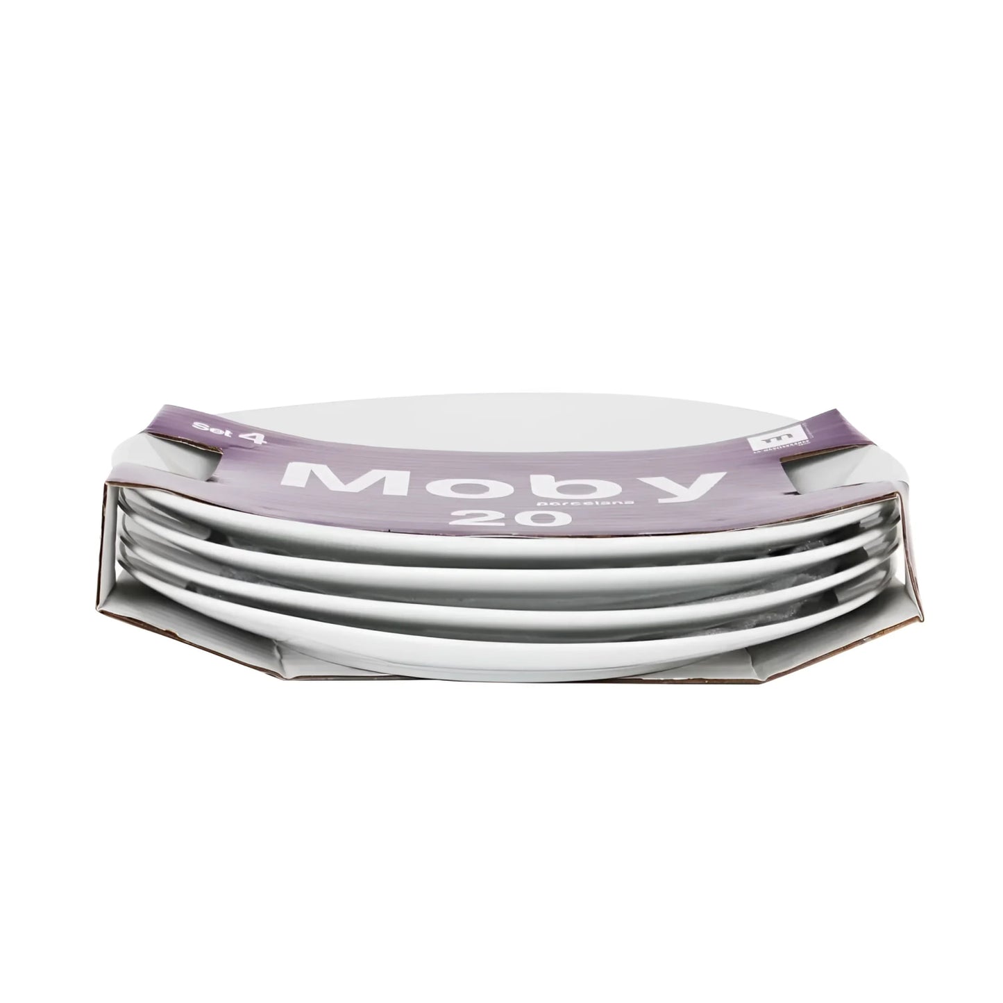 Moby 20cm Dessert plates White Porcelain off White