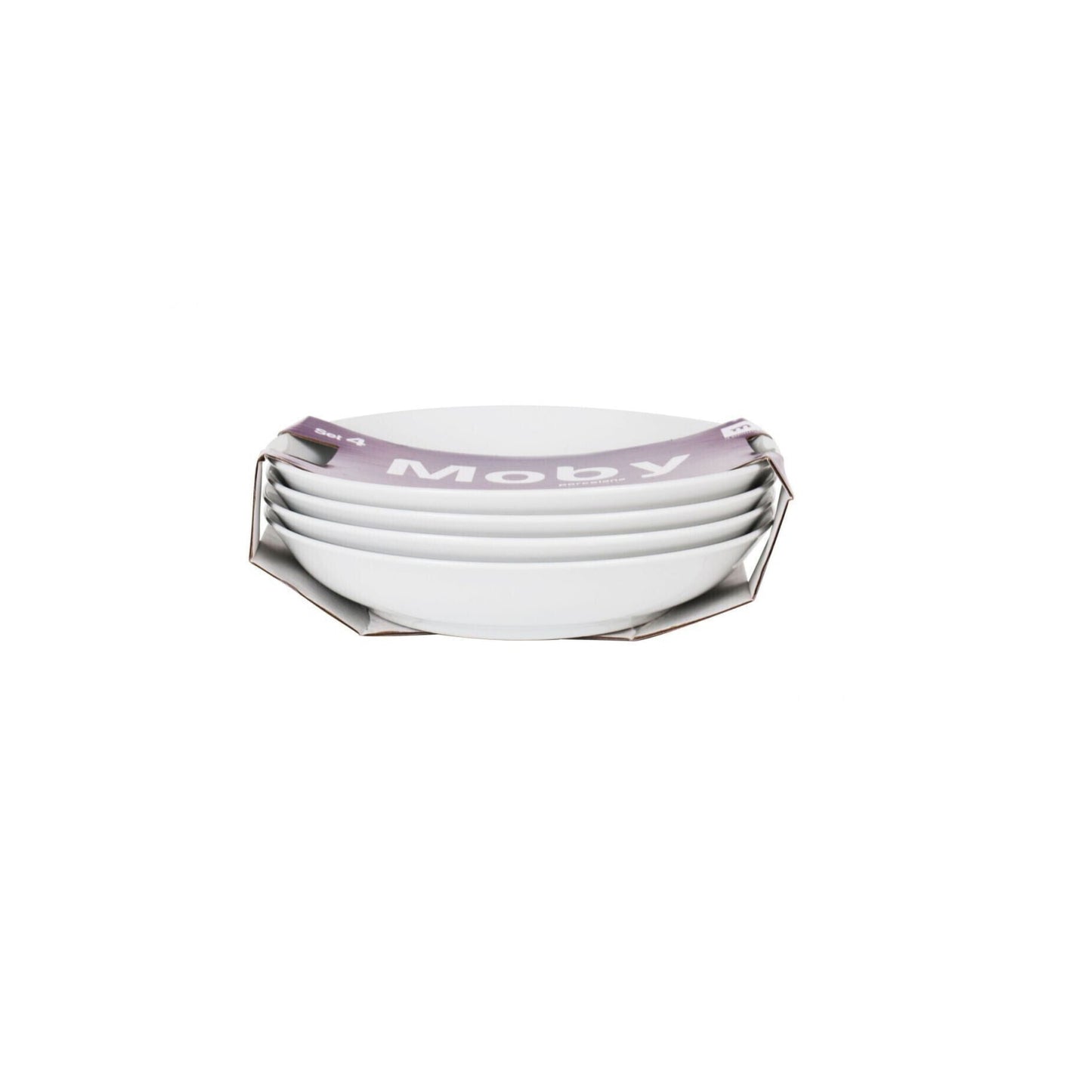 Moby 21x4cm Bowl White Porcelain