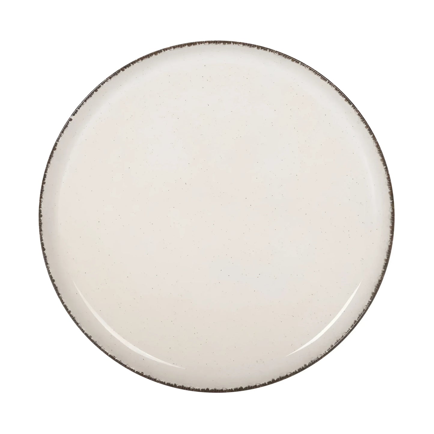 Nordic Anllo Ivory Glossy 25cm Dinner Plate