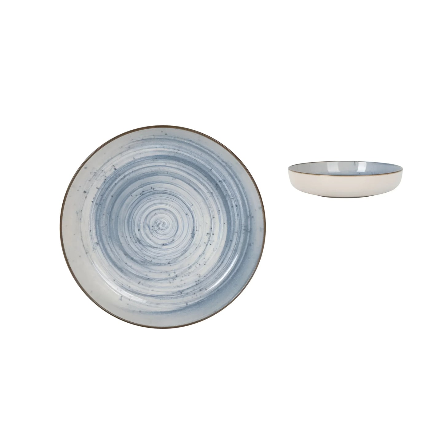Nordic Swirl 23cm Pasta Bowl Stoneware