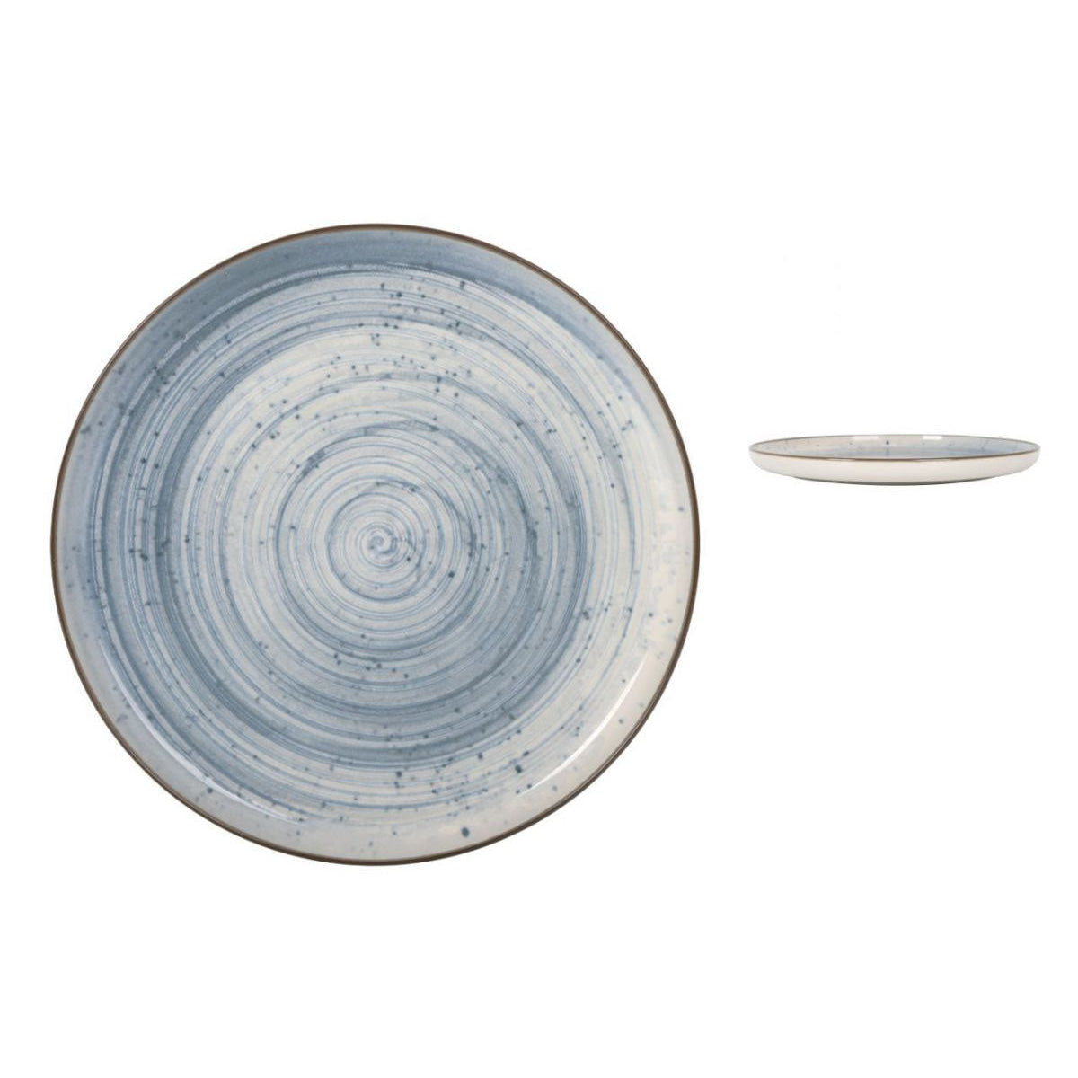 Nordic Swirl 32cm Dinner plate Under plate presentation plate dinner plate Stoneware