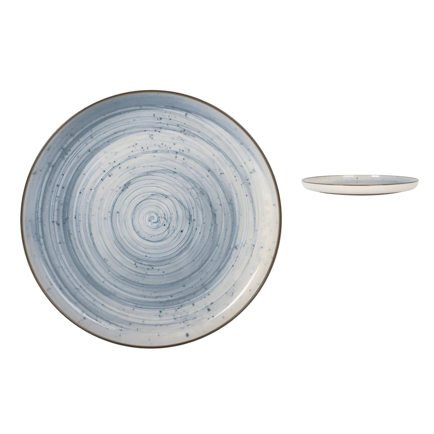 Nordic Swirl 32cm Dinner plate Under plate presentation plate dinner plate Stoneware