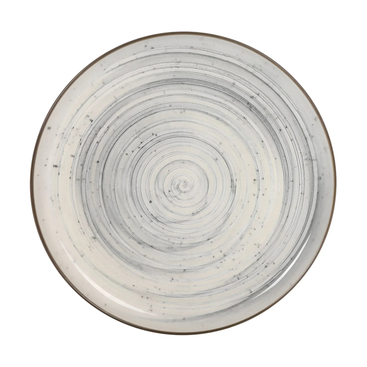 Nordic Vortex Glossy 25cm Dinner plates