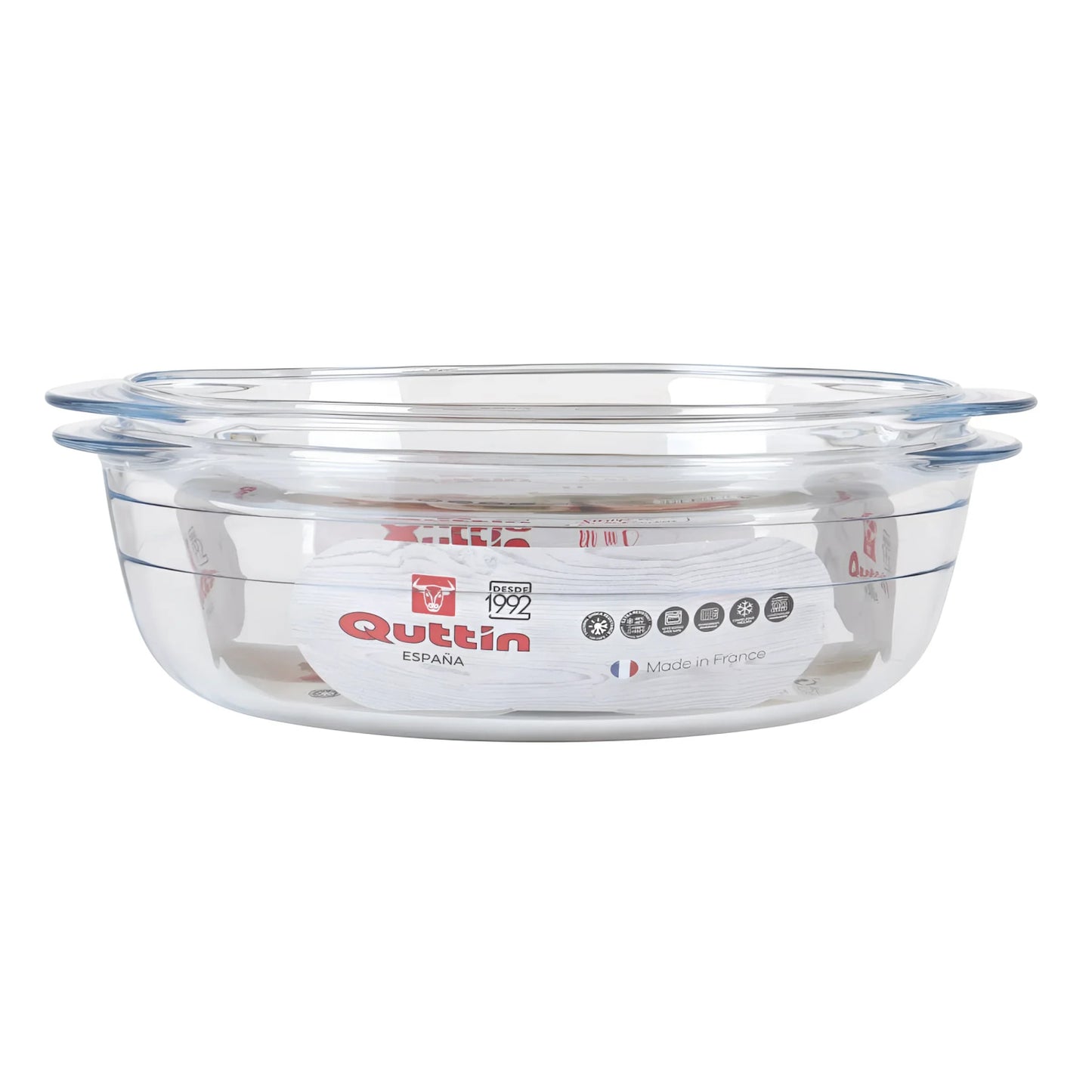 Oven dish casserole with lid 4L Quttin - Oven casserole dish pan