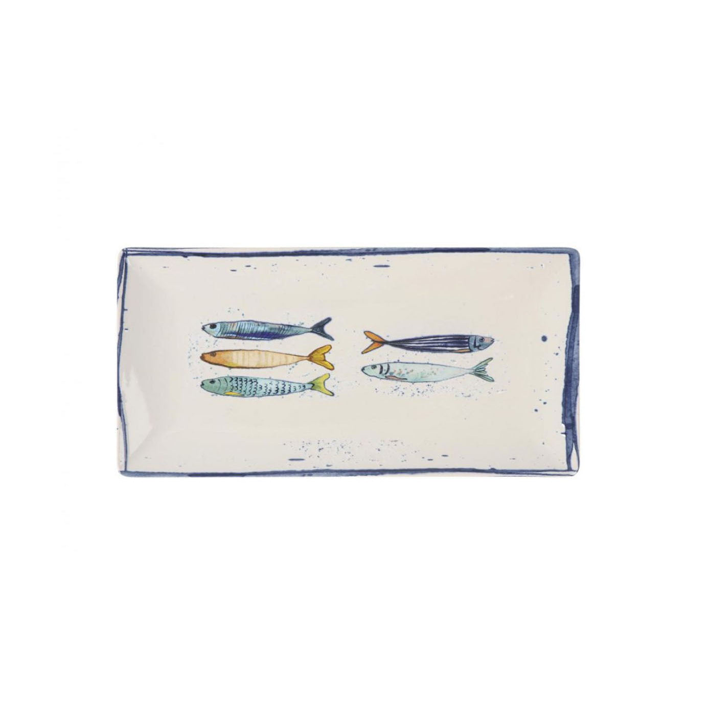 Peixe rectangular 30x15cm tapas plate