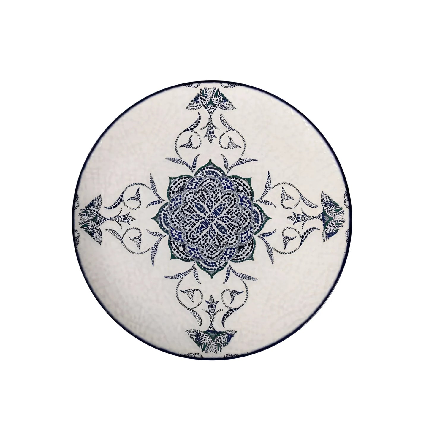Rosetta 32.5cm dinner plate under plate