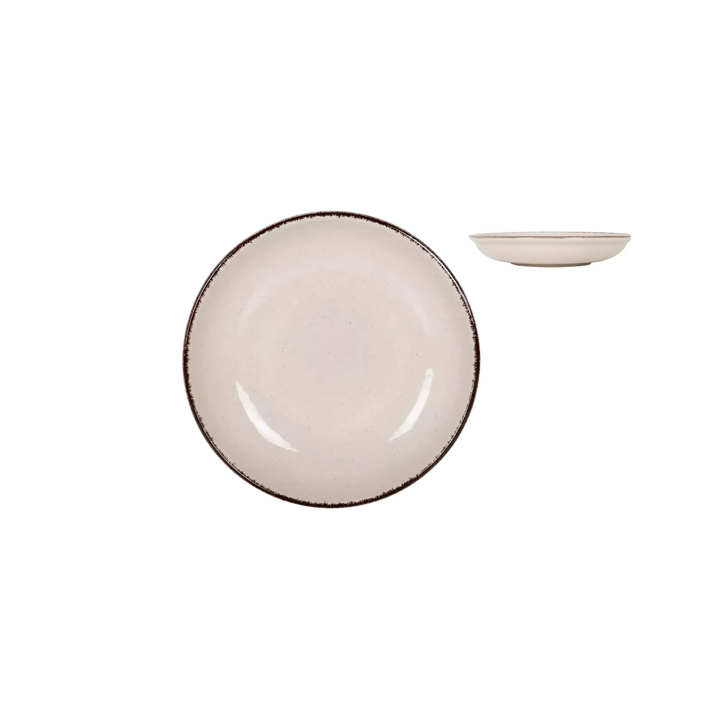 Salvora Ivory pasta bowl 21cm Stoneware