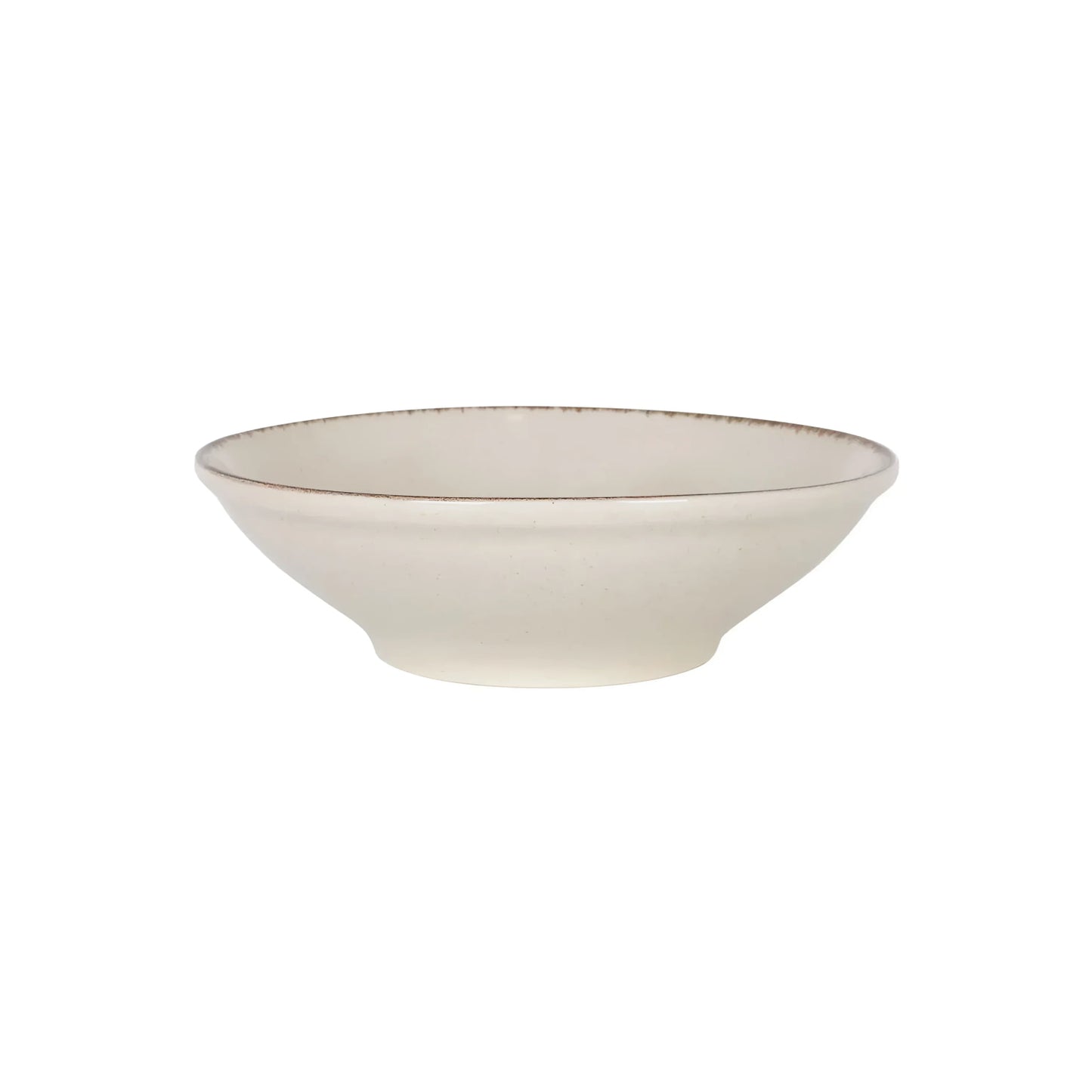 Salvora Ivory Salad bowl Pasta bowl Large 24cm Stoneware