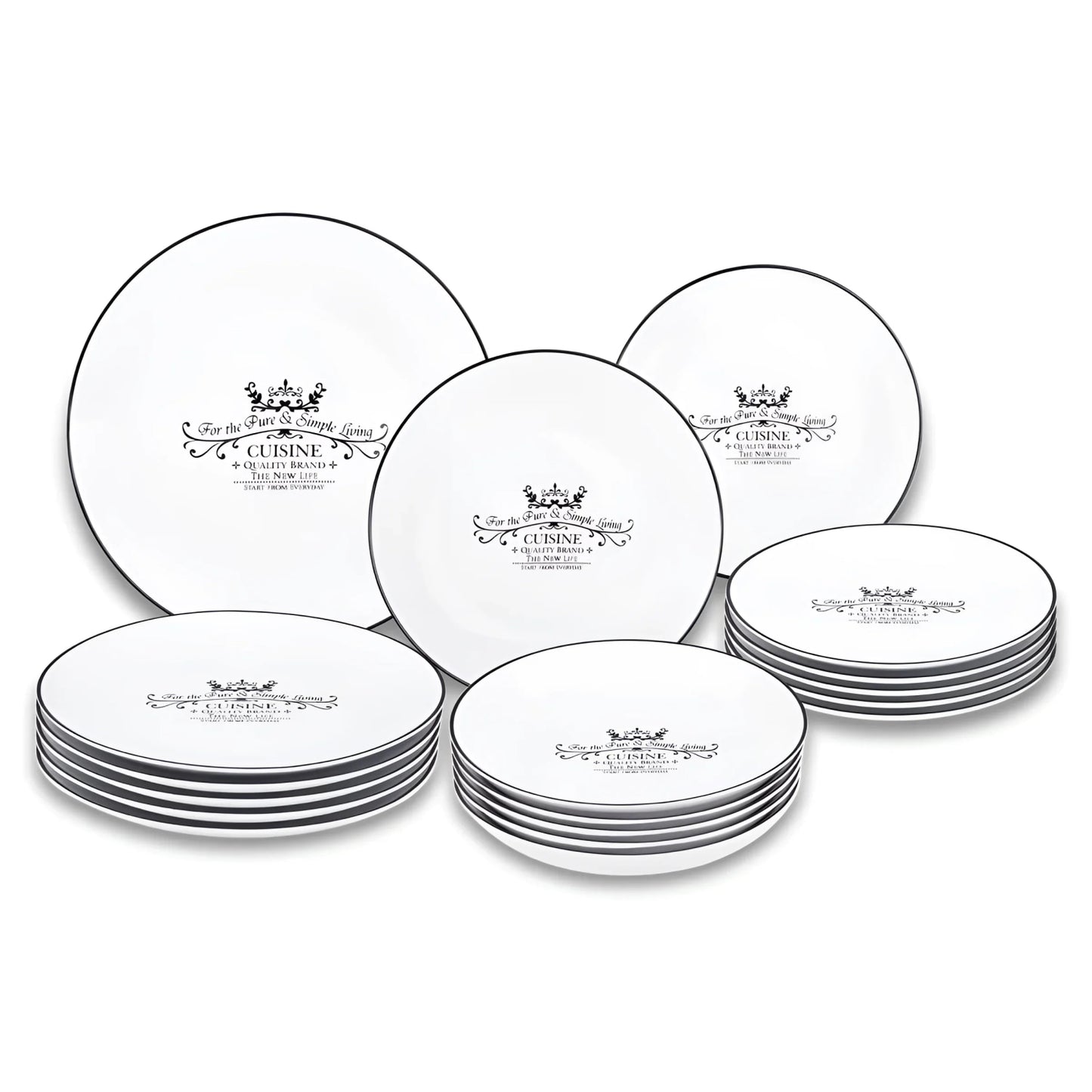 SANTA CLARA 18pcs Porcleain dinner set dinner plates CUISINE