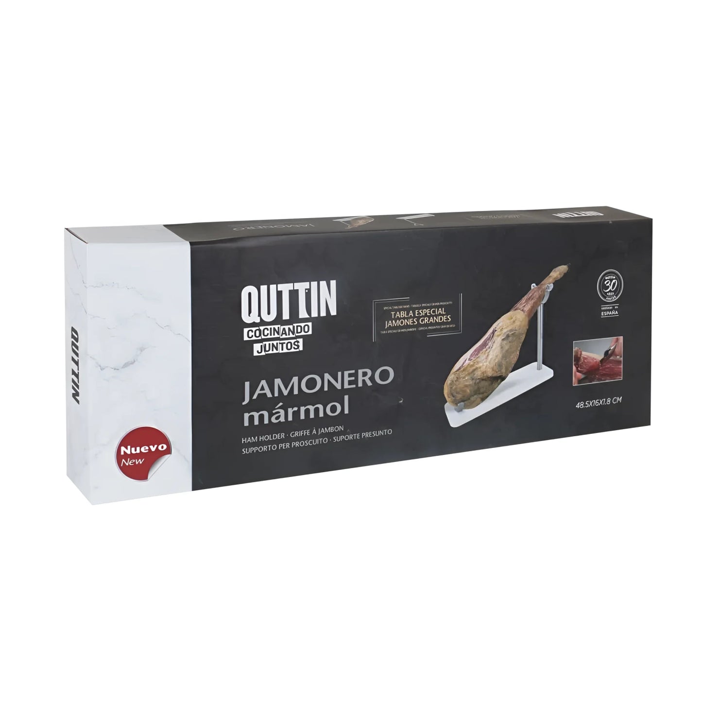 Serrano Ham holder Marble Jamonero Large