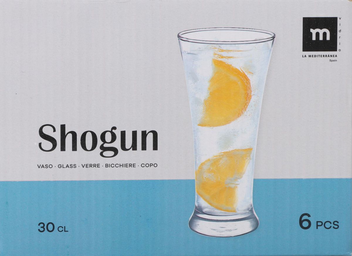 Shogun 300ml Highball beer cocktail glass with orange slices and ice