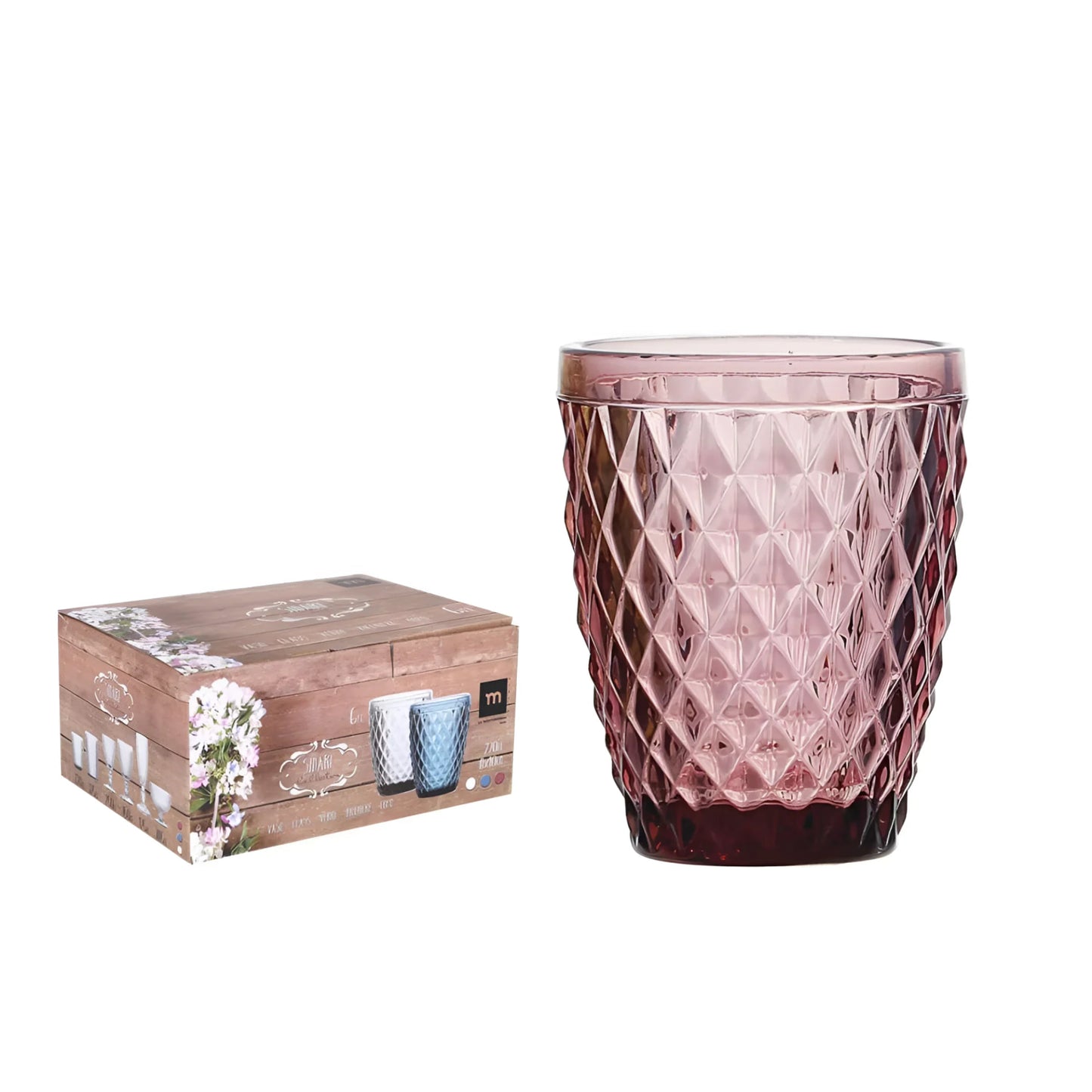 Sidari Pink Tumblers 270ml
