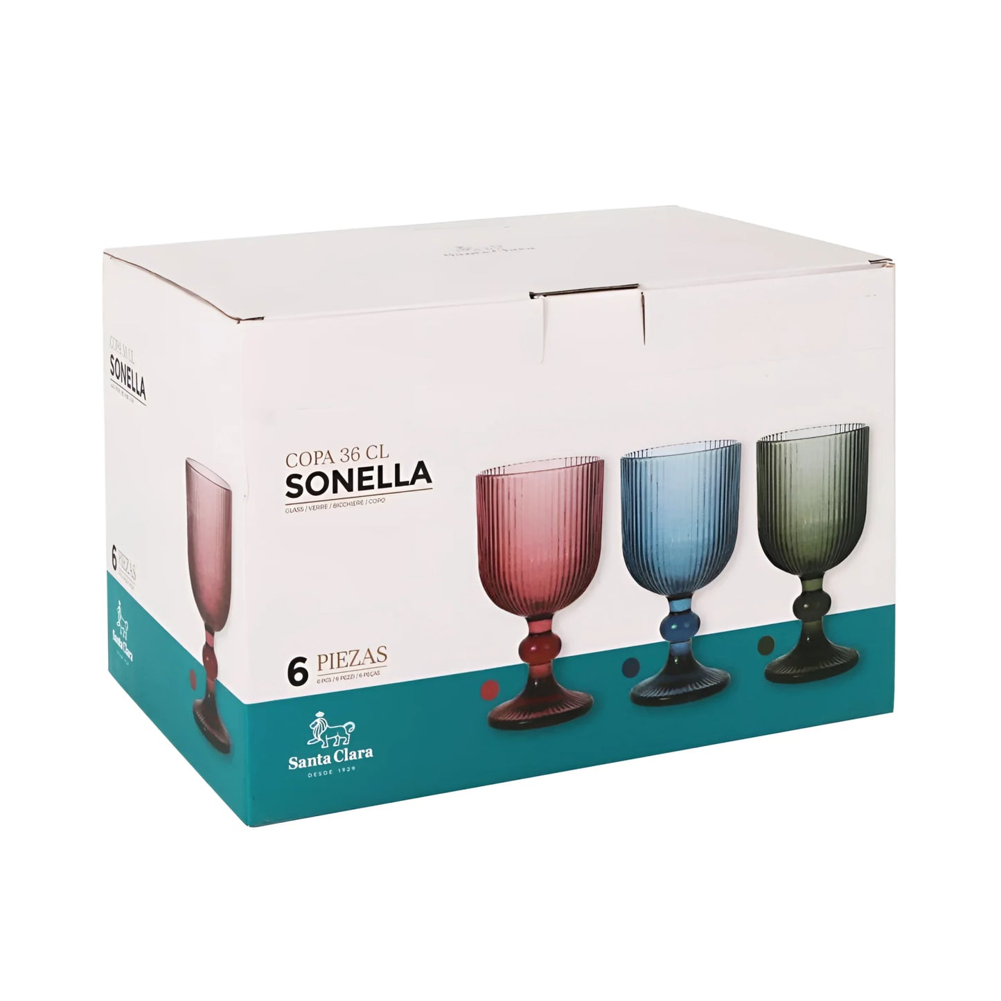 Sonella Grey green Wine glasses 360ml embossed striped vintage glassware