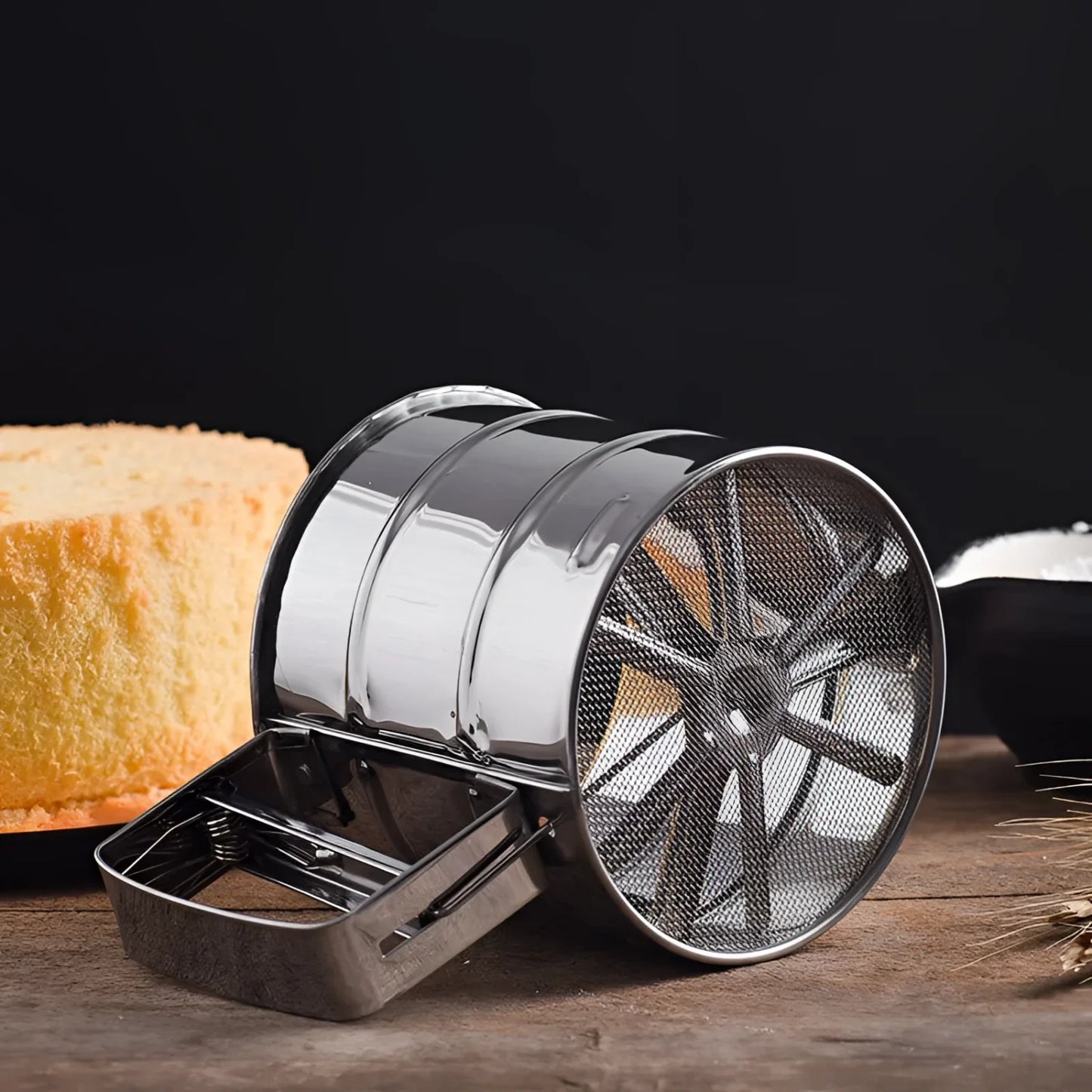 Stainless steel Flour Sprinkler 9.5X10.5CM QUTTIN