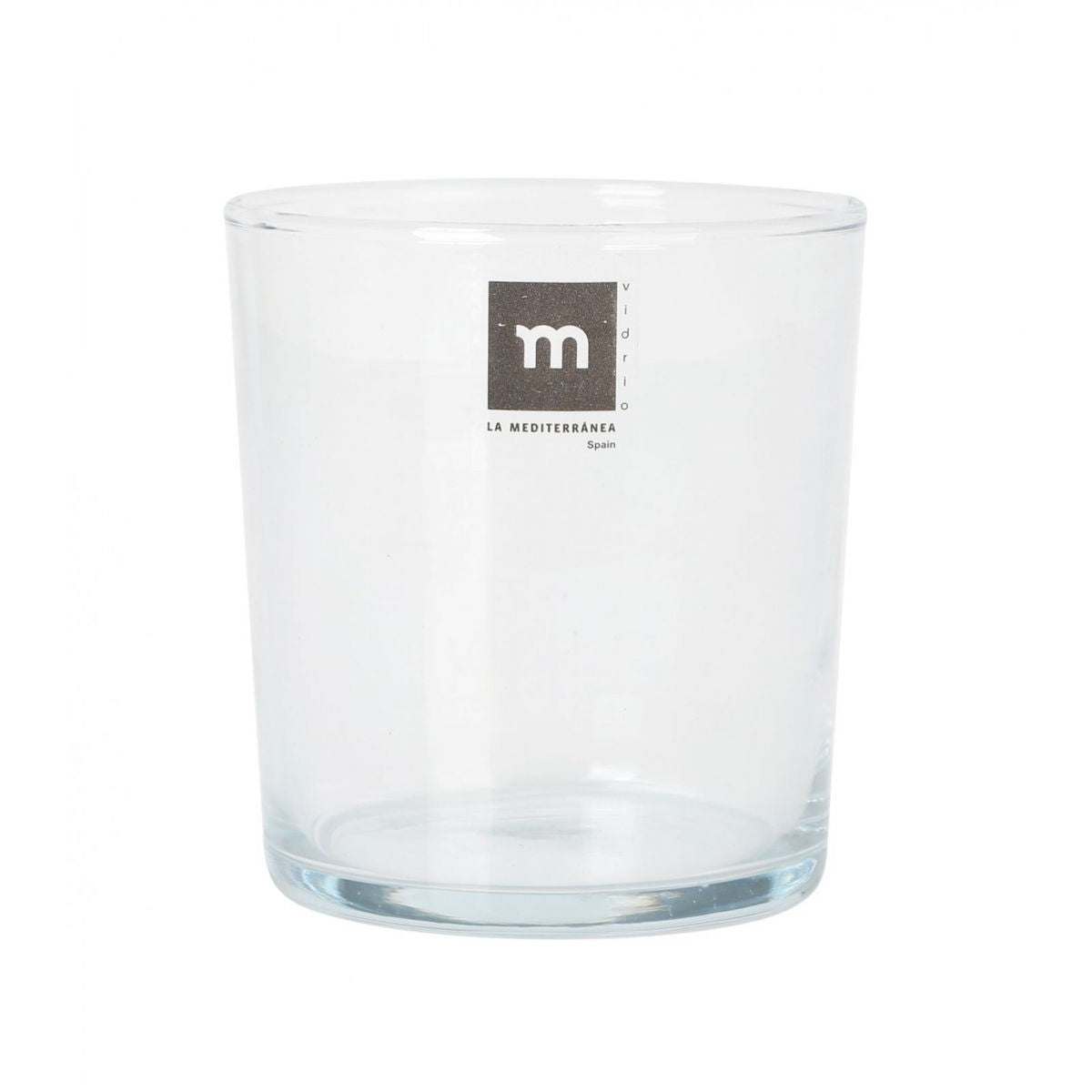 Clear glass drinking tumbler for beer and cocktails, 360ml capacity, Taska Half Pint