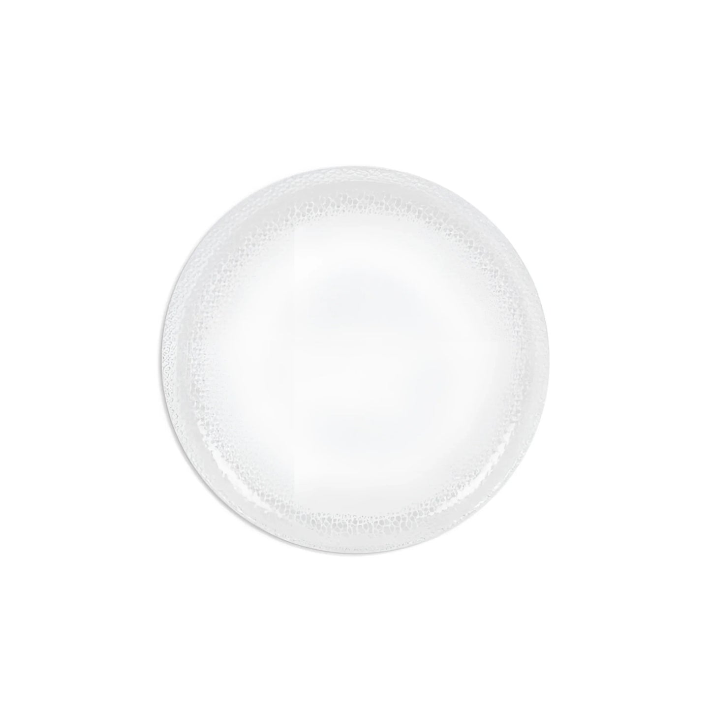 Tuana 19cm side plate hand made glass Clear glass