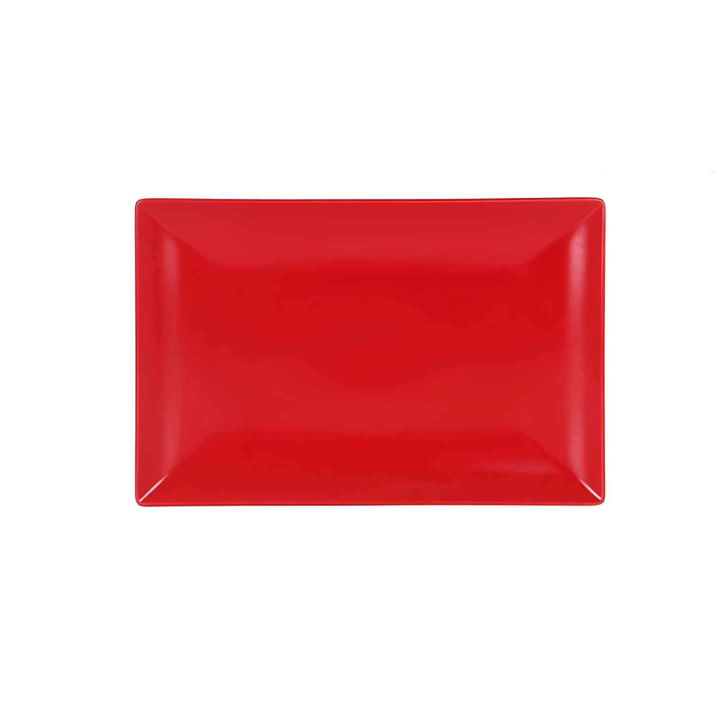 Vendome rectangular 30x20cm Dinner plate Red Stoneware
