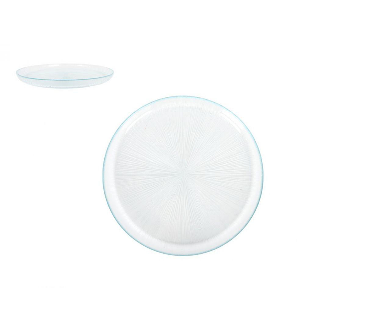 Venezia 21cm glass Dessert plate