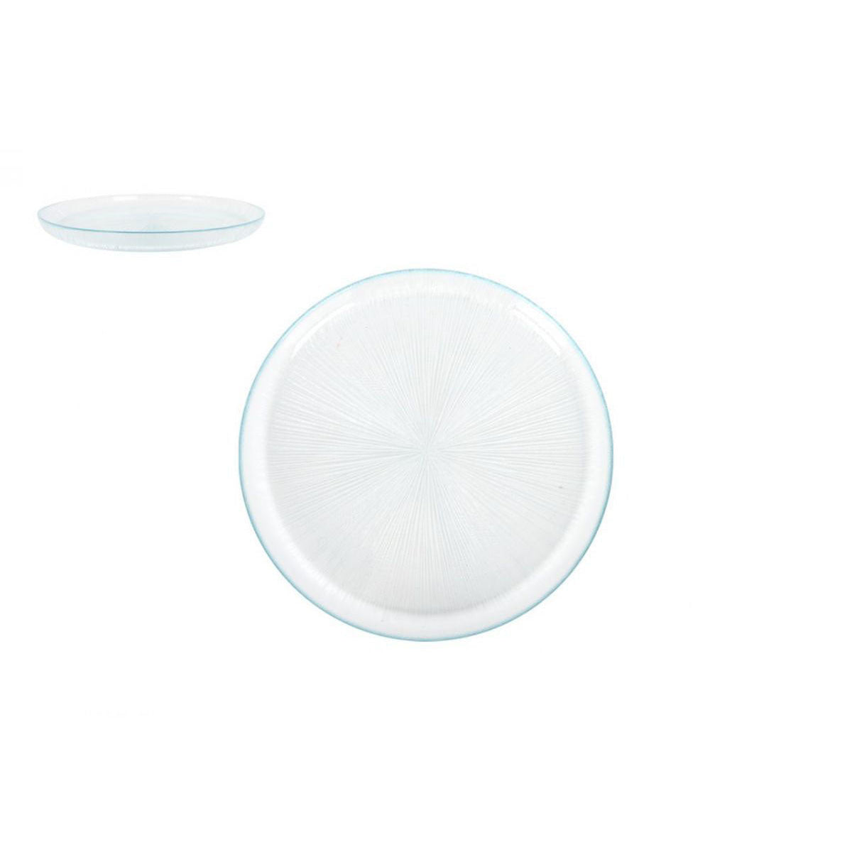 Venezia 21cm glass Dessert plate