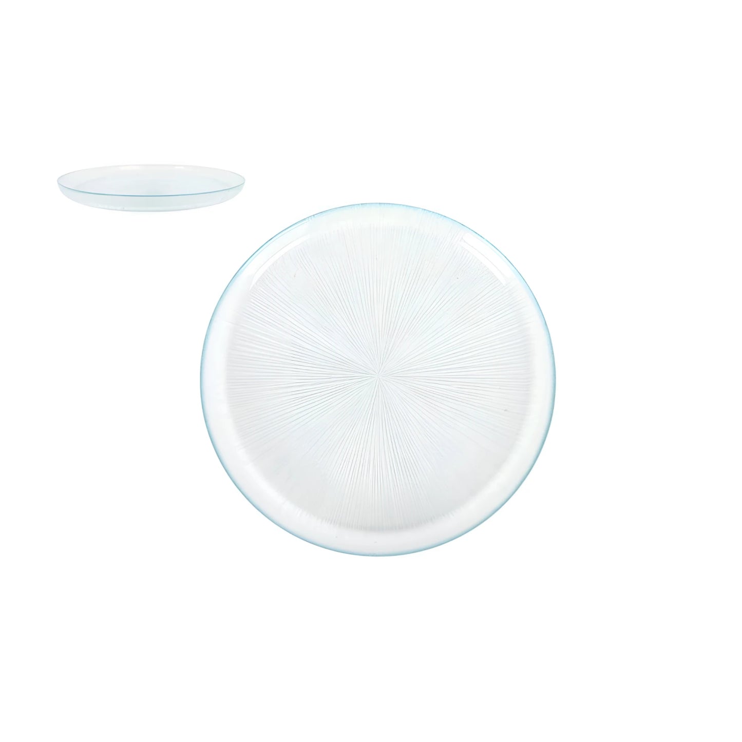 Venezia 25cm glass Dinner plate