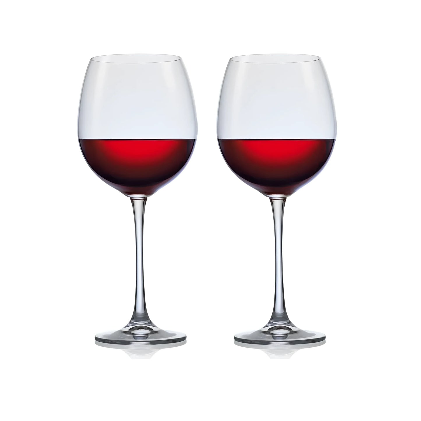 2x xxl giant red Wine Glasses cup 850ml / 25.5 oz Ballon Bohemia Crystal