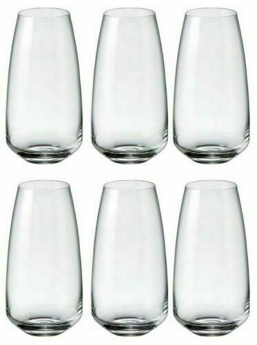 Bohemia Crystal cocktail gin HIGHBALL drinking glasses Lead Free Alizee