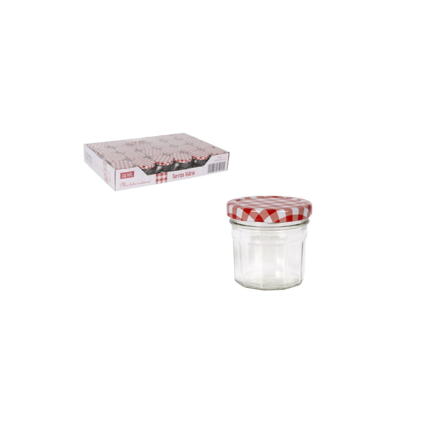 100ml Preserving Canning glass Jars jam food red lid