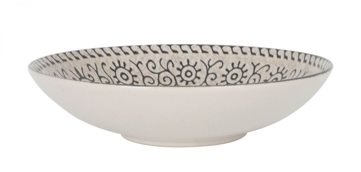 Sole 21cm pasta bowls Embossed Stoneware