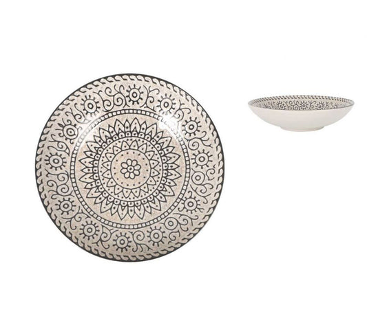 Sole 21cm pasta bowls Embossed Stoneware