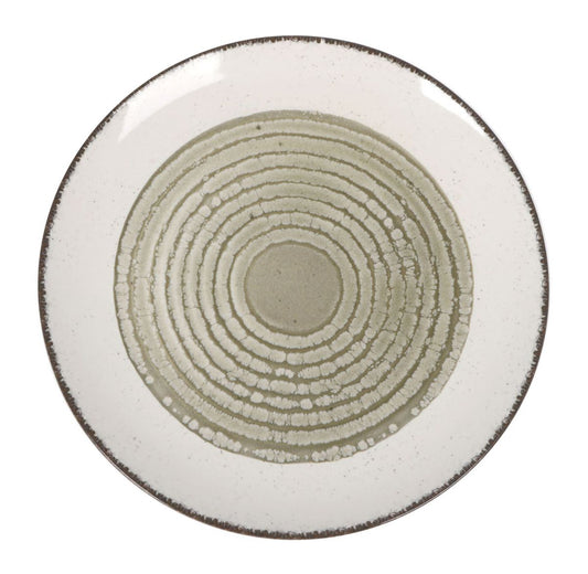 Occhio 26cm dinner plates Embossed Stoneware