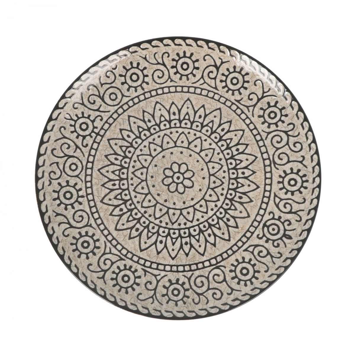 Sole 26cm dinner plates Embossed Stoneware