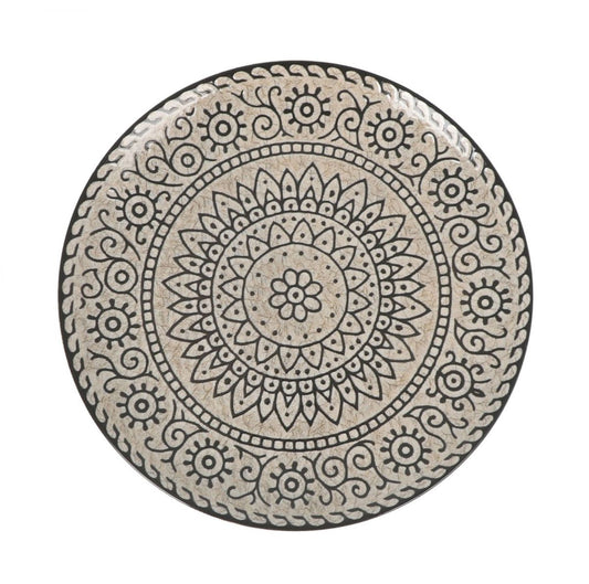 Sole 26cm dinner plates Embossed Stoneware
