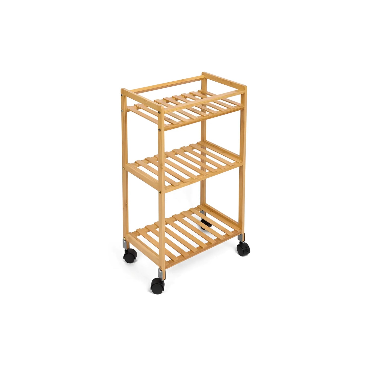 3 Tier Vegetable Shelf Freestanding Wooden Rack Organiser Kitchen unit