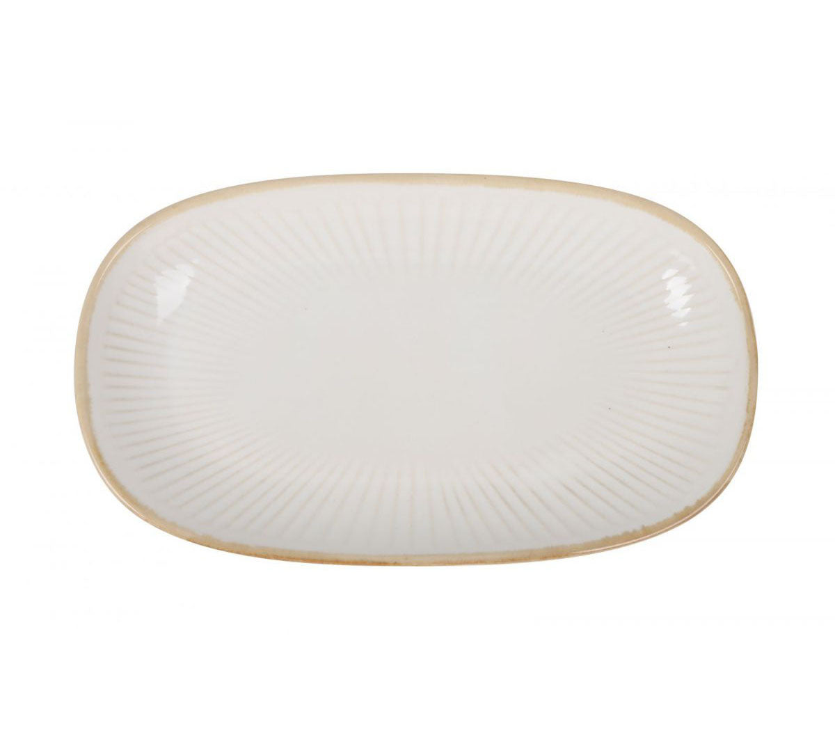 Milky Cream Rectangular dish bowl tapas plate 30x17.5x3.2cm
