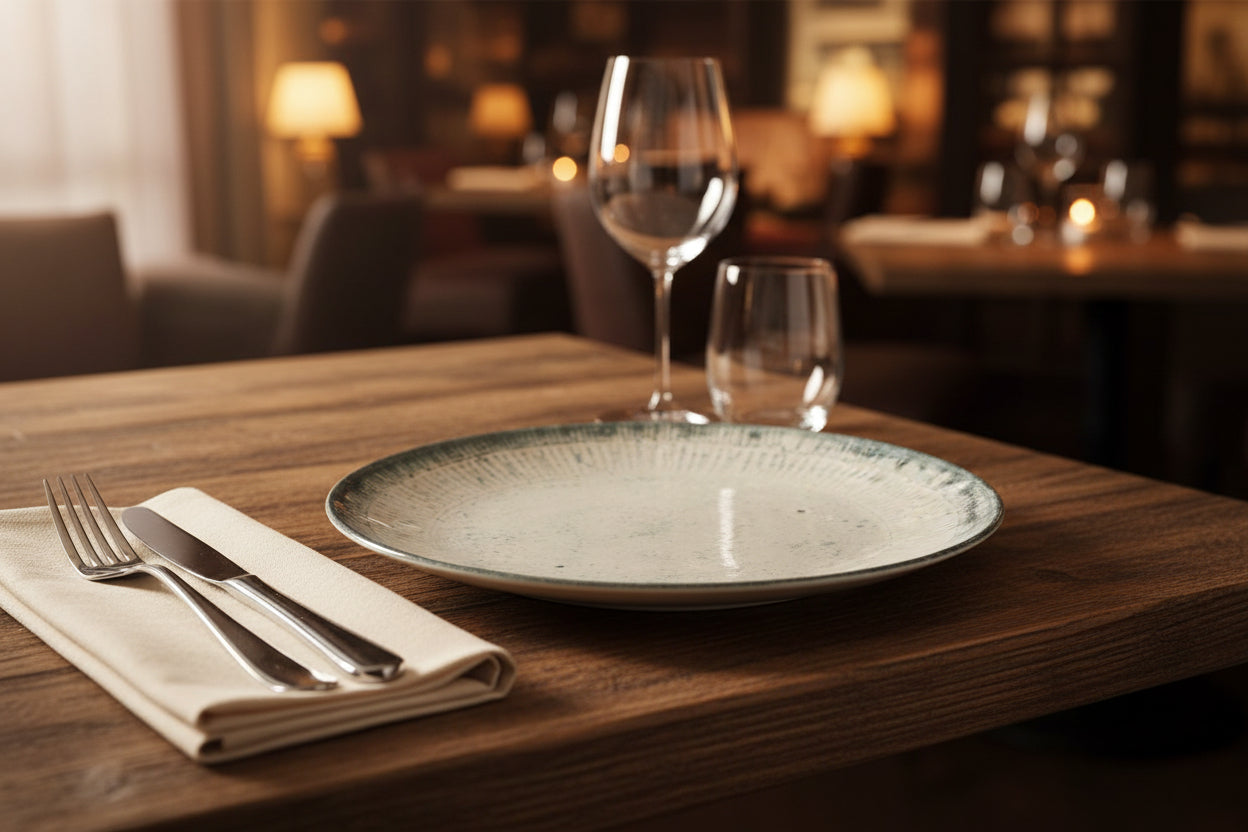 Kumo 32.5cm dinner plates under plates Stoneware