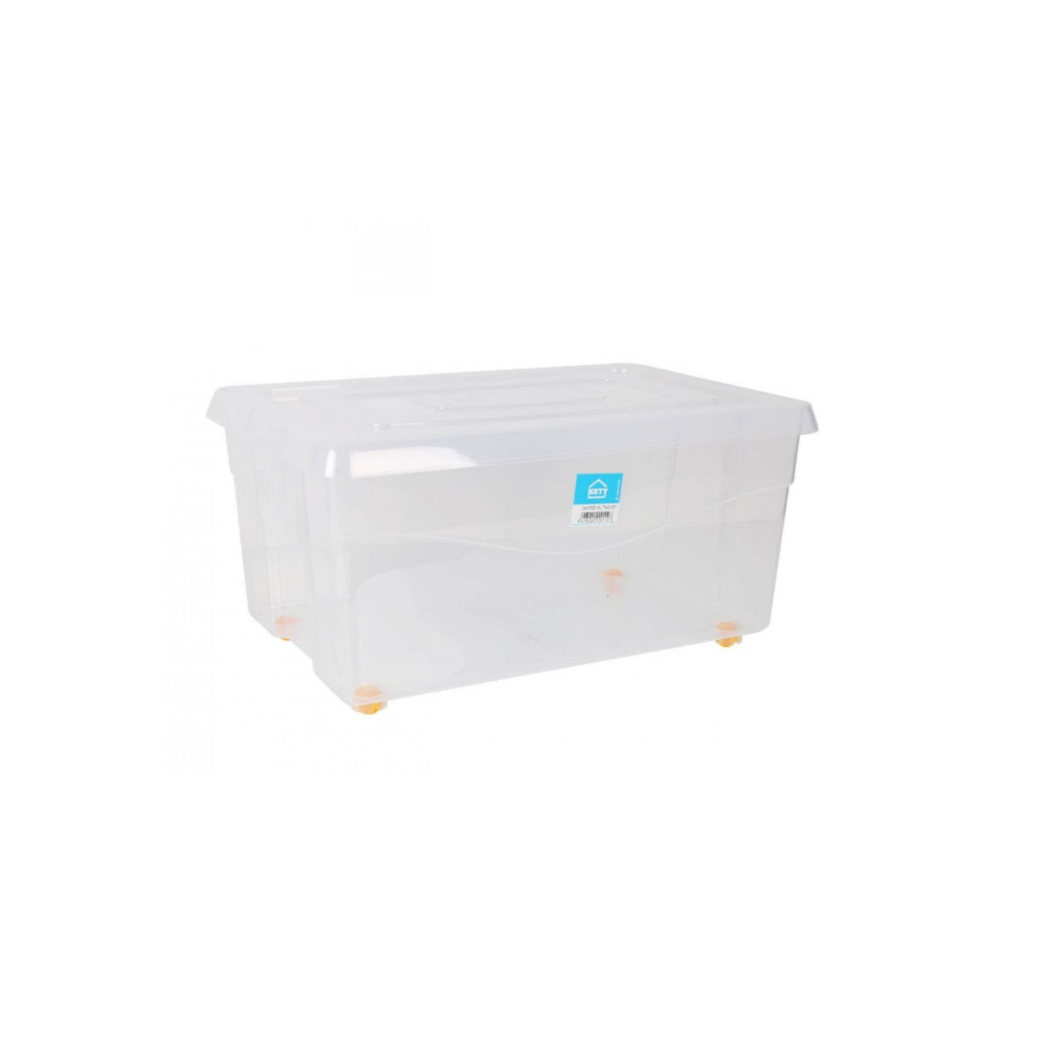 45L plastic storage box transparent 59x39x29.5cm KETY