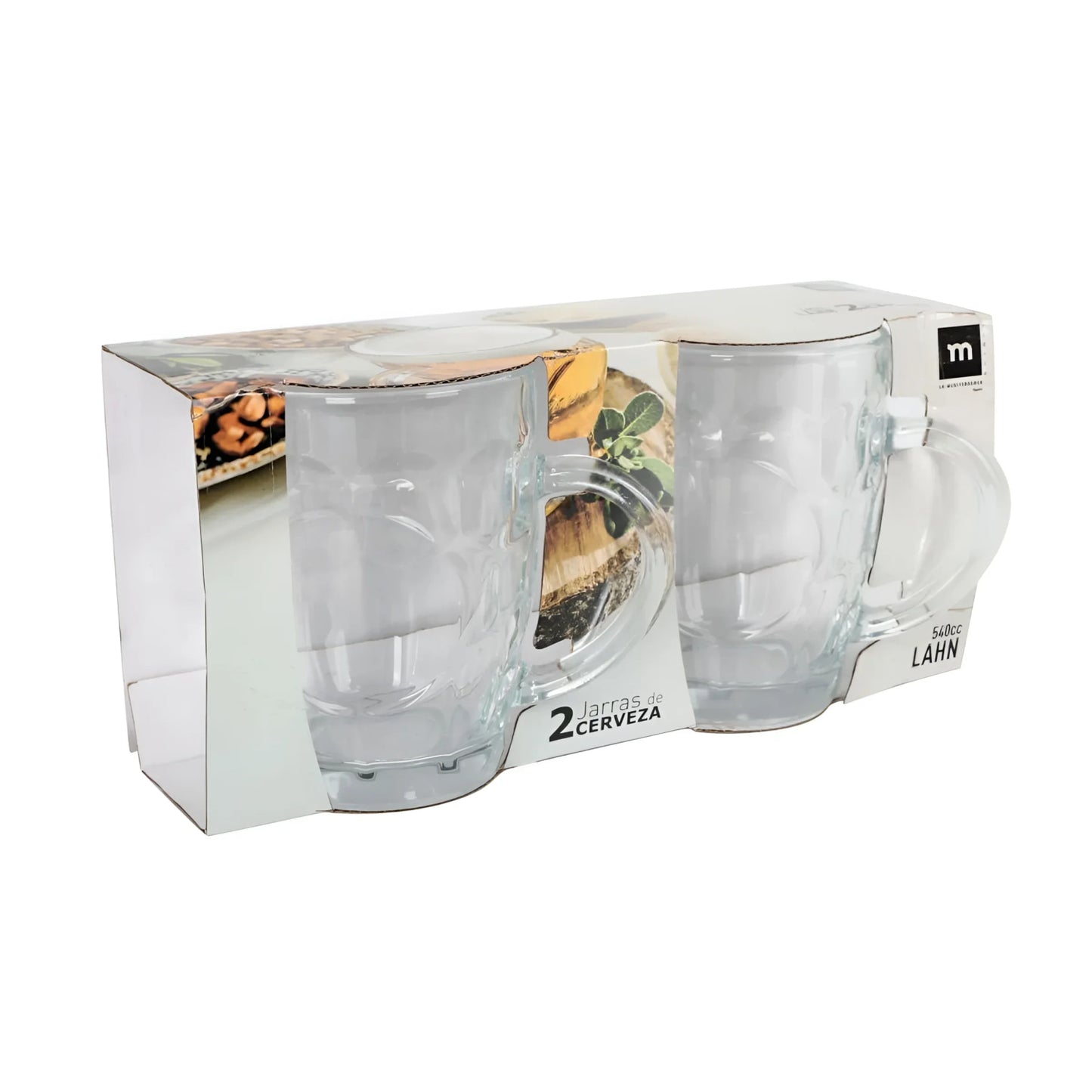 540ml Panelled Pint Beer Tankard Lahn