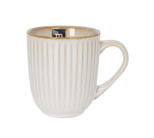 Milky cream 420ml Coffee tea mug Stoneware