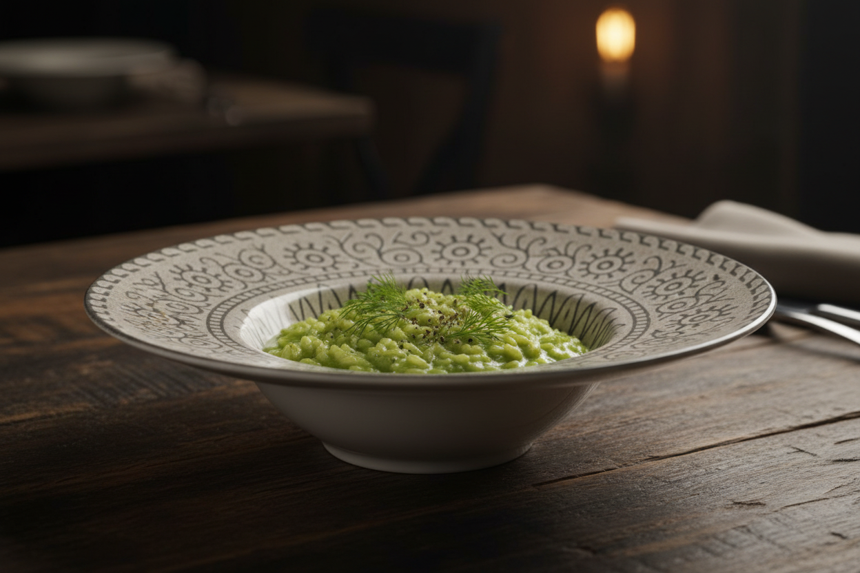 Sole Risotto plate pasta bowl 28cm Stoneware
