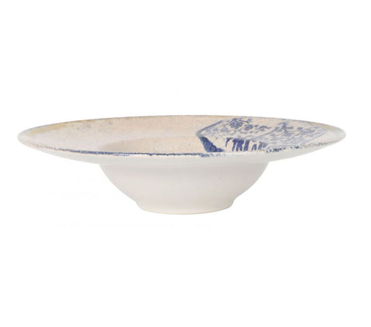 Rhombus Risotto plate pasta bowl 28cm Stoneware