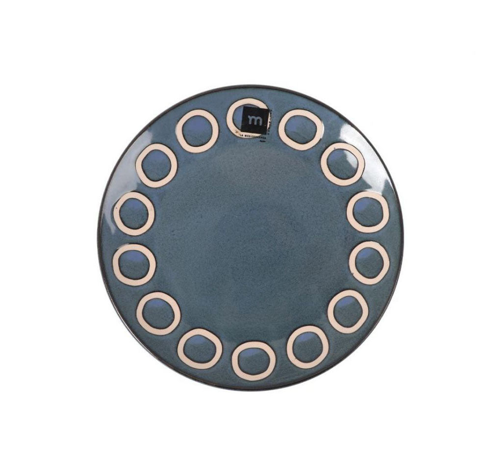 Almudena Blue 21cm dessert plate Stoneware