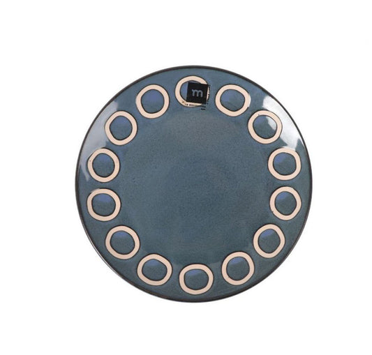Almudena Blue 21cm dessert plate Stoneware